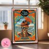 311 Show Concert Limited Poster For St Augustine Amphitheatre FL On August 17th 2024 Wall Decor Poster Canvas