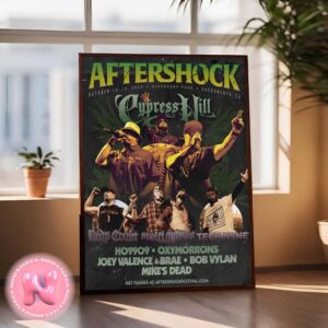 Aftershock Festival Concert Live Show Poster For Discovery Park In Sacramento CA On October 10-13 2024 Wall Decor Poster Canvas