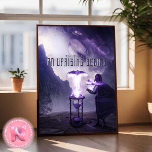 Baltimore Ravens NFL 2024 2025 This Fall An Uprising Begins Team Quote Wall Decor Poster Canvas