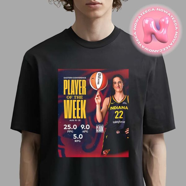 Caitlin Clark Is The WNBA Eastern Conference Player of the Week She Scored 20+ Points In All Three Of Games Unisex T-Shirt