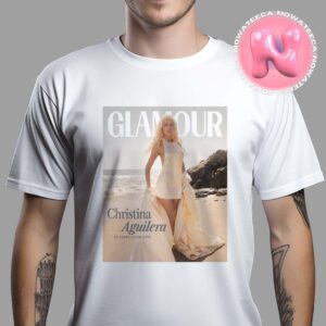 Christina Aguilera Stuns On The Cover Of Glamour 25 Years Of An Icon Unisex T-Shirt