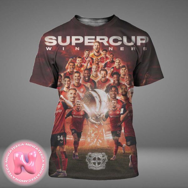 Congrats To Bayern Leverkusen Has Been Winner The Supercup Champions 2024 All Over Print Shirt