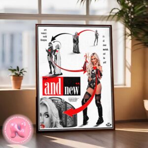 Congrats To Mariah May Win The AEW Womens World Champion The Glamour 2024 AEW All In London Home Decor Poster Canvas