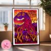 Primus Show Concert Music Poster At Skyla Credit Union Amphitheatre On August 17th 2024 Wall Decor Poster Canvas