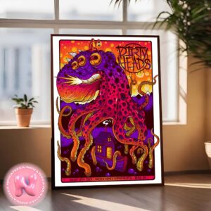 Dirty Heads Show Concert Poster For Hayden Homes Amphitheater At Bend OR On August 18th 2024 Wall Decor Poster Canvas