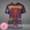 Gatecreeper Music Show With Frozen Soul And Worm Poster For Gramps In Miami FL On September 18th 2024 All Over Print Shirt