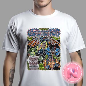 Gatecreeper With Frozen Soul And Worm At The Cats Cradle In Carrboro NC On August 21th 2024 Unisex T-Shirt