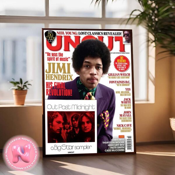 Jimi Hendrix On The Cover In The Uncut Magazine And Is One Of The Most Famous Musicians Of The 20th Century Wall Decor Poster Canvas