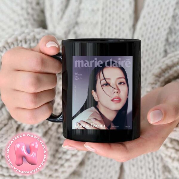 Jisoo Graces The Cover Of Marie Claire Korea Dare To Dream For Christian Dior Beauty Coffee Ceramic Mug