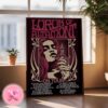 King Gizzard And The Lizard Wizard Live Show Concert Poster For Suffolk Downs On August 19th 2024 Wall Decor Poster Canvas