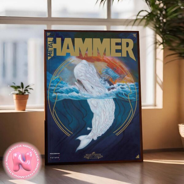 Mastodon Leviathan Magazine Metal Hammer Wall Decor Poster Canvas