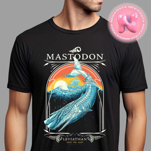 Mastodon Rock Band Inspired By The Original Album Cover For Leviathan Featuring Amazing Artwork By Paul Romano Unisex T-Shirt