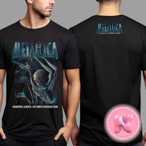 Metallica M72 Edmonton Alberta Day Two Merch Tee On August 25 2024 At Commonwealth Stadium Canada M72 North American Tour Live Show Concert Music Two Sides Unisex T-Shirt