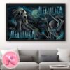 Metallica M72 Edmonton Alberta Night 2 Poster For Commonwealth Stadium Canada On August 25th 2024 M72 North American Tour Wall Decor Poster Canvas