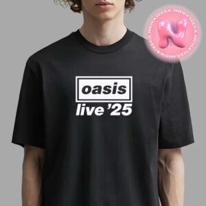 Oasis Live 25 Official Logo Tour Unisex T-Shirt