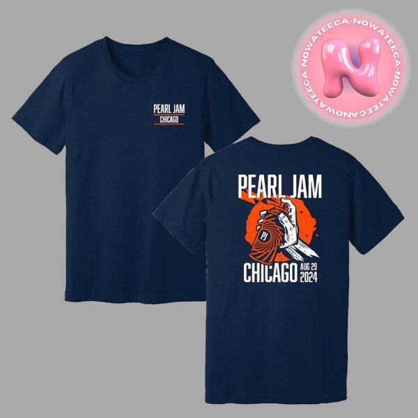 Pearl Jam August 29th 2024 Chicago IL Event Tee Two Sides Unisex T-Shirt