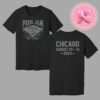 Pearl Jam August 29th 2024 Chicago IL  Display Tee Two Sides Unisex T-Shirt