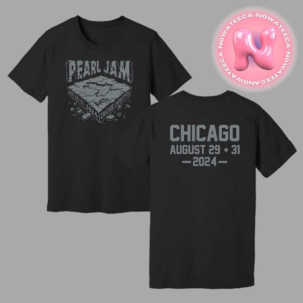 Pearl Jam August 29th 2024 Chicago IL  Rat Hole Tee Two Sides Unisex T-Shirt