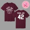 Pearl Jam Concert Merch Tee For Washington Grizzly Stadium With Glenhansard At Missoula Montana On August 22th 2024 Two Sides Unisex T-Shirt