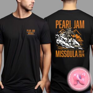 Pearl Jam Live Show Concert Merch Tee For Washington Grizzly Stadium With Glenhansard At Missoula Montana On August 22th 2024 Two Sides Unisex T-Shirt