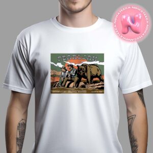 Pearl Jam Live Show Concert With Glen Hansard Poster For Washington Grizzly Stadium At Missoula Montana On August 22th 2024 Art By Cyrus Walker Unisex T-Shirt