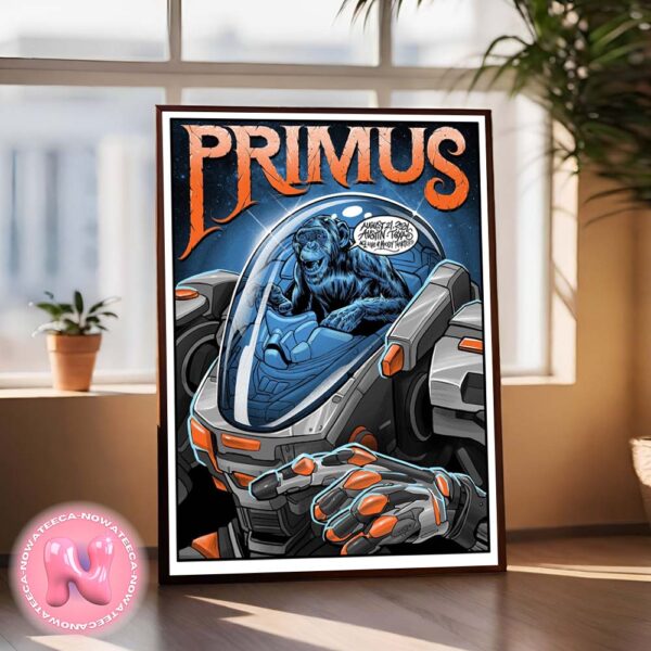 Primus Concert Music Show Poster For Live At Moody Theater In Austin Texas On August 21th 2024 Home Decor Poster Canvas