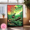 Slightly Stoopid Live Show Concert Poster For White River Amphitheatre On August 17th 2024 Wall Decor Poster Canvas