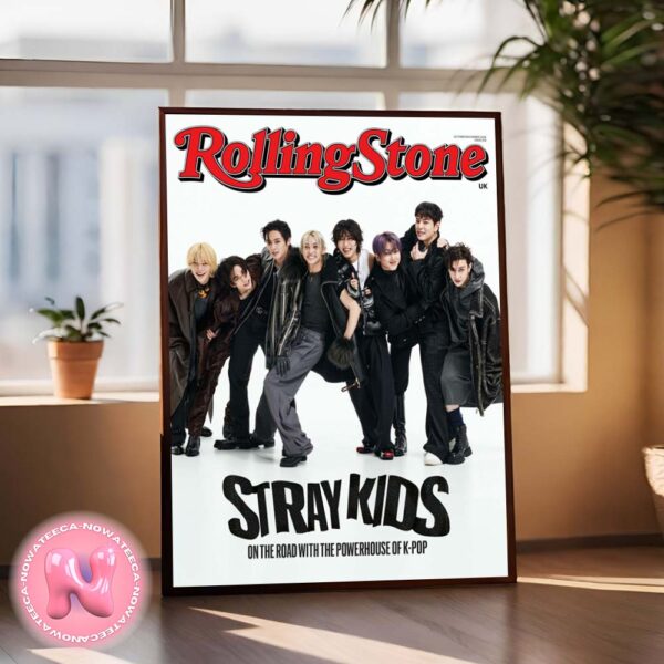 Stray Kids On The Road With The Power House Of K-Pop On The Rolling Stone UK Magazine Cover Home Decor Poster Canvas