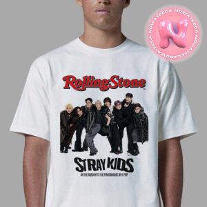 Stray Kids On The Road With The Power House Of K-Pop On The Rolling Stone UK Magazine Cover Unisex T-Shirt