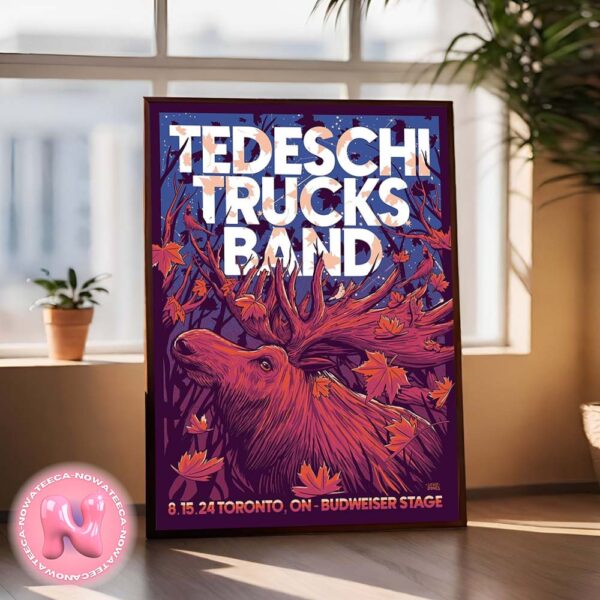 Tedeschi Trucks Band Live Show At Budweiser Stage On August 15th 2024 Poster Wall Decor Poster Canvas