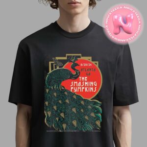 The Smashing Pumpkins Concert Live Show Music Poster For Atlanta GA On August 28th 2024 Unisex T-Shirt