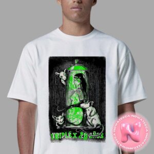 Triple X Band 25th Anniversary At El Infierno Galeria Triple X 25 Anos Unisex T-Shirt