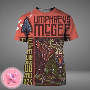 Umphreys McGee Live Show Music For The Pageant Saint Louis Misouri On August 22nd 2024 All Over Print Shirt