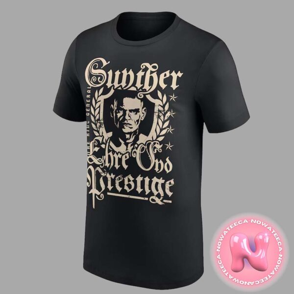 WWE Mens Black Gunther Honor And Prestige Unisex T-Shirt