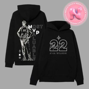 Aja Wilson Las Vegas Aces Round 21 2024 WNBA MVP A Legend Pullover Hoodie Unisex T-Shirt