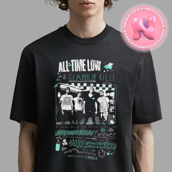 All Time Low x Glamour Kills Throwback Tee Unisex T-Shirt