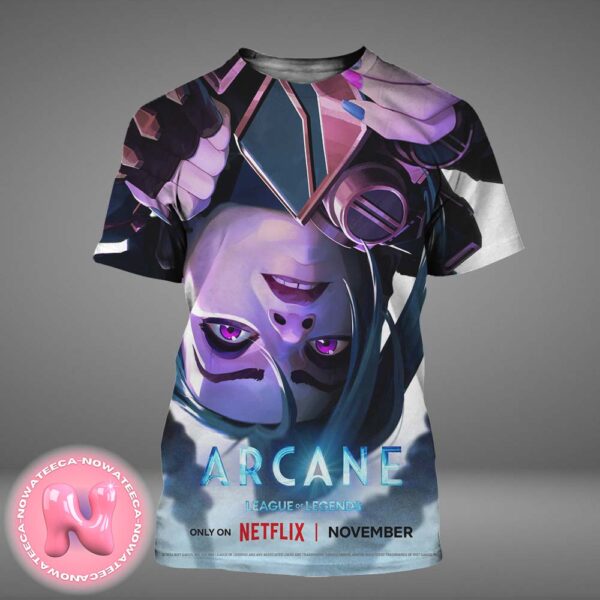 Arcane League Of Legends Final Season New Poster Trailer Releases On Thursday All Over Print Shirt