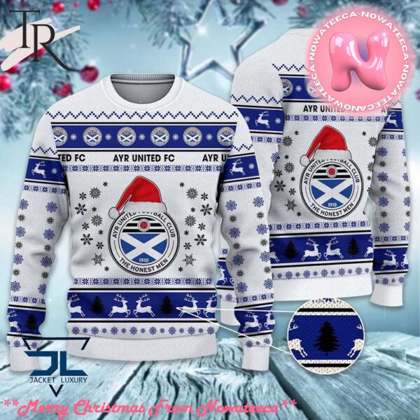 Ayr United FC Ugly Sweater Gift For Men And Women