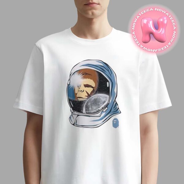 BAPE New Limited Tee Moon Collection Celebrating The Full Moon Of The Mid Autumn Festival Astronaut Monkey Art Unisex T-Shirt