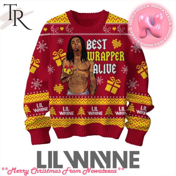 Best Wrapper Aliue Lil Wayne Ugly Sweater Gift For Men And Women