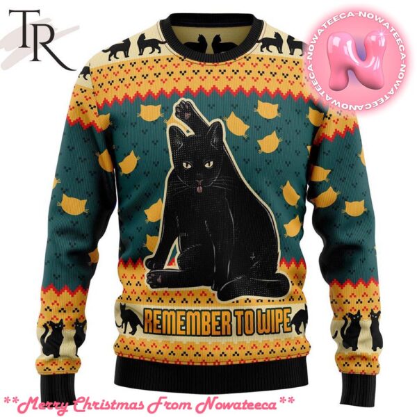 Black Cat Ugly Christmas Sweater Gift For Men And Women