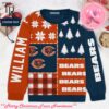 Blue Miami Dolphins Christmas Gift Custom Number And Name Ugly Sweater Gift For Men And Women