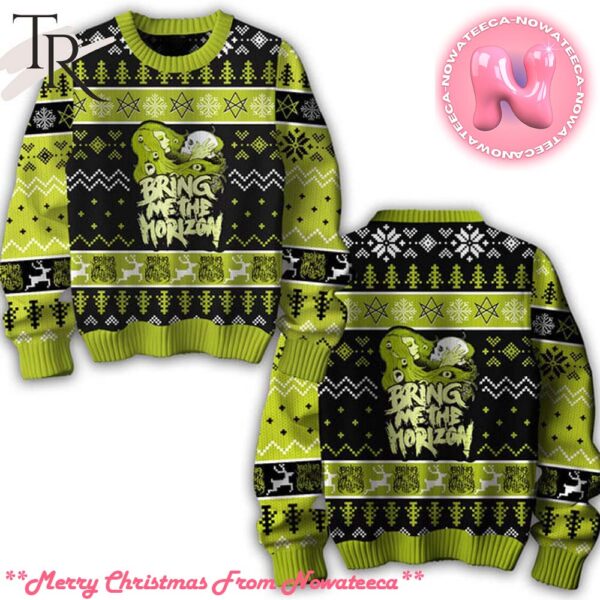 Bring Me The Horizon Ugly Sweater Green Gift For Men And Women