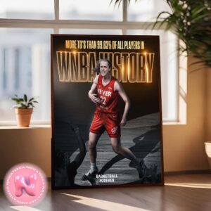 Caitlin Clark From Indiana Fever Already Has More Triple Doubles Than 99.63% Of All Players In WNBA History Home Decor Poster Canvas