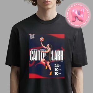 Caitlin Clark From Indiana Fever Recorded Her Second Career Triple Double In The Dub In WNBA Unisex T-Shirt