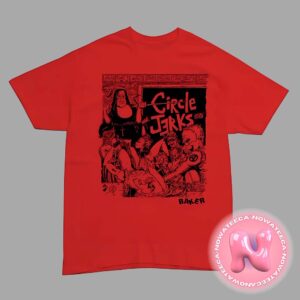 Circle Jerks Descendents 2024 North American Tour Baker Red Merch Tee Unisex T-Shirt