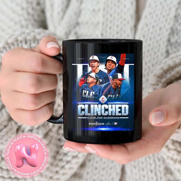 Congrats Cleveland Guardians Has Been Clinched The Postseason MLB 2024 In October Coffee Ceramic Mug