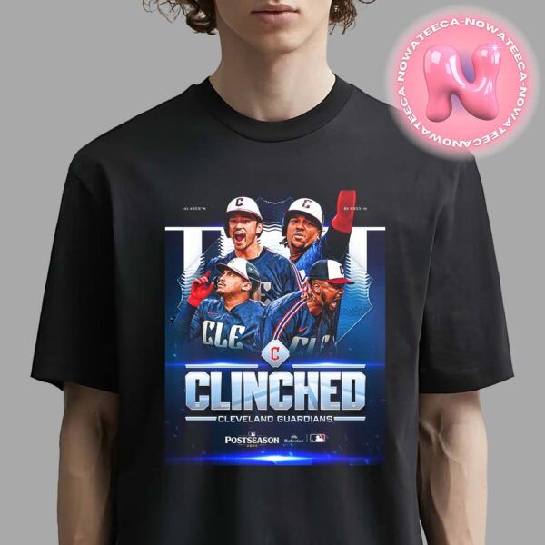 Congrats Cleveland Guardians Has Been Clinched The Postseason MLB 2024 In October Unisex T-Shirt