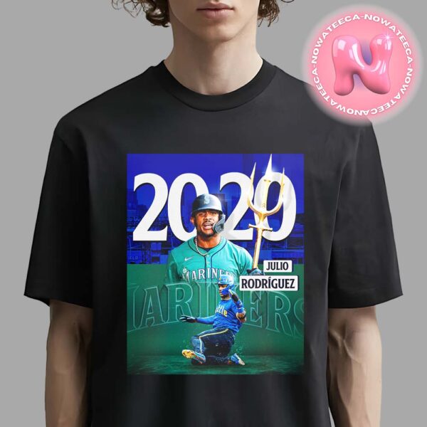 Congrats To Julio Rodríguez From Seattle Mariners Has Been Reached 20 HR And 20 SB In All Three Major League Seasons MLB Unisex T-Shirt