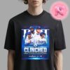 Los Angeles Dodgers Black 2024 MLB Postseason Around The Horn Unisex T-Shirt